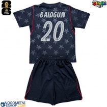 Otroški Nogometni dresi Združene države Folarin Balogun #20 Gostujoči SP 2026 Kratek Rokav (+ Kratke hlače)